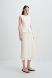 Rumi Double Layered Skirt Marshmallow