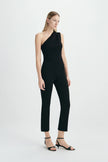 Alba Cropped Slim Pant Black