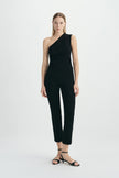 Alba Cropped Slim Pant Black