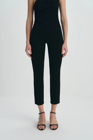 Alba Cropped Slim Pant Black