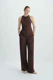 Lustrelle Shirred Waist Pant