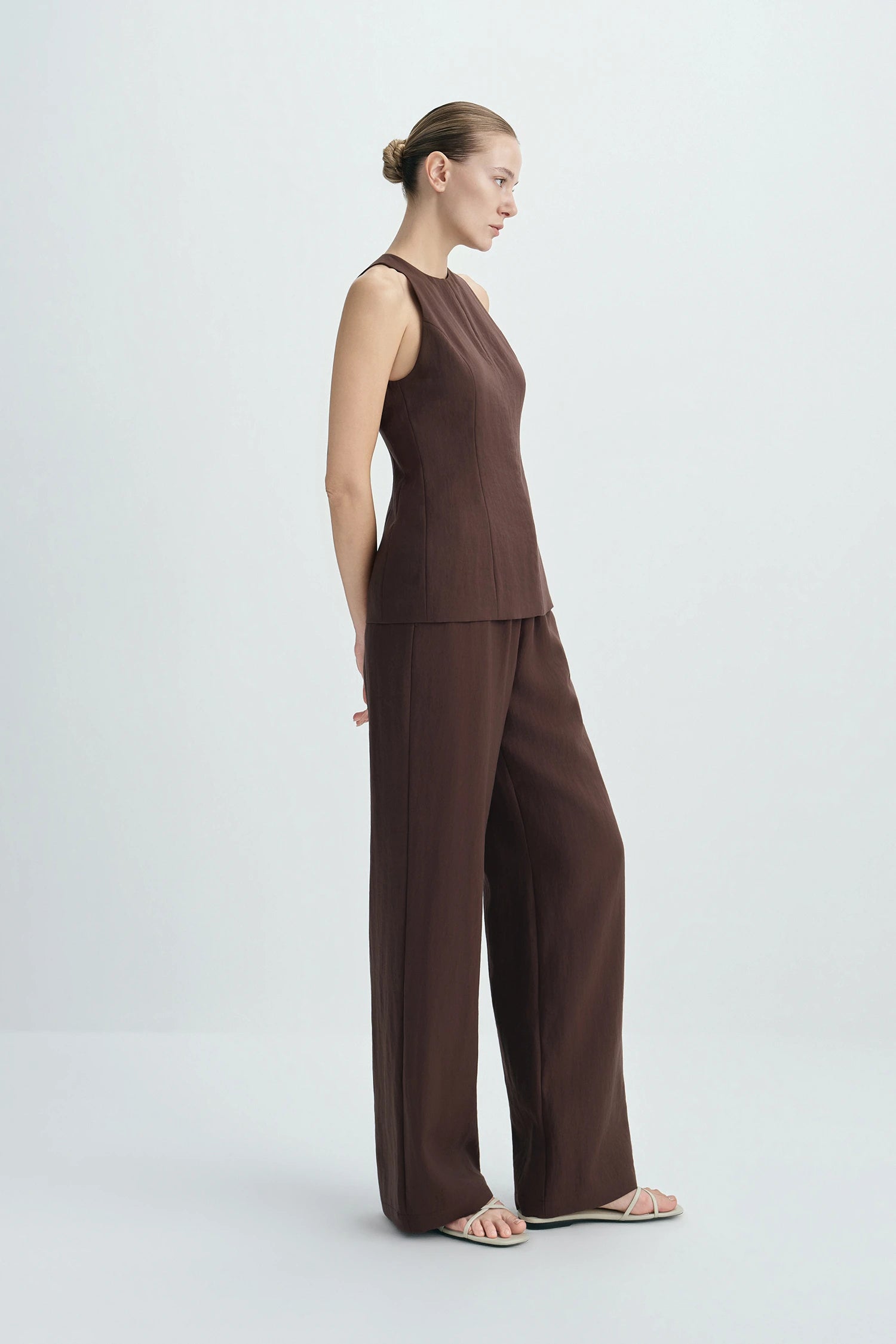 Lustrelle Shirred Waist Pant