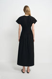 Piquenique Pintuck V-Neck Dress