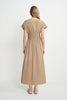 Piquenique Pintuck V-Neck Dress