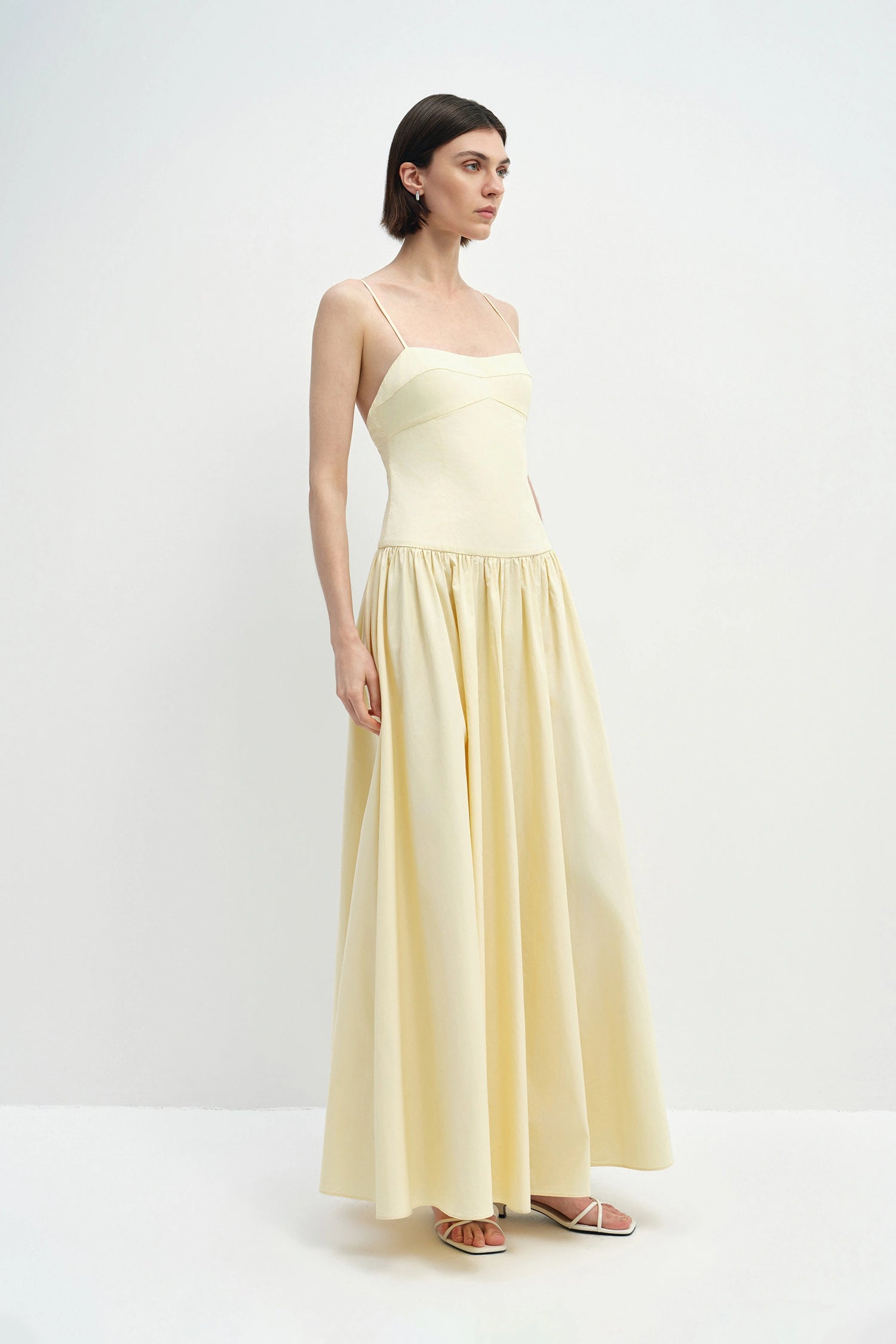 Ysé Strap Dress Butter Yellow
