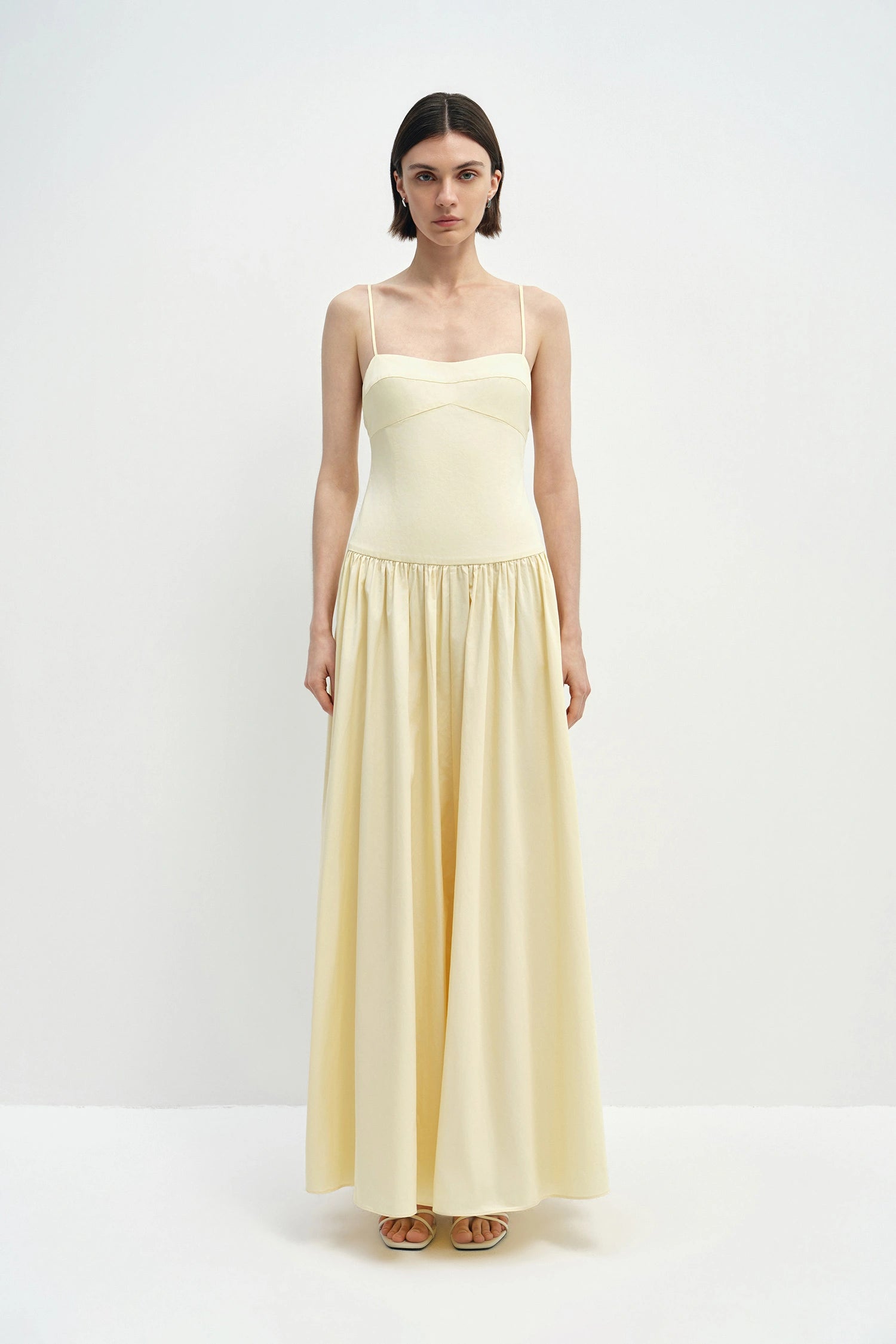 Ysé Strap Dress Butter Yellow