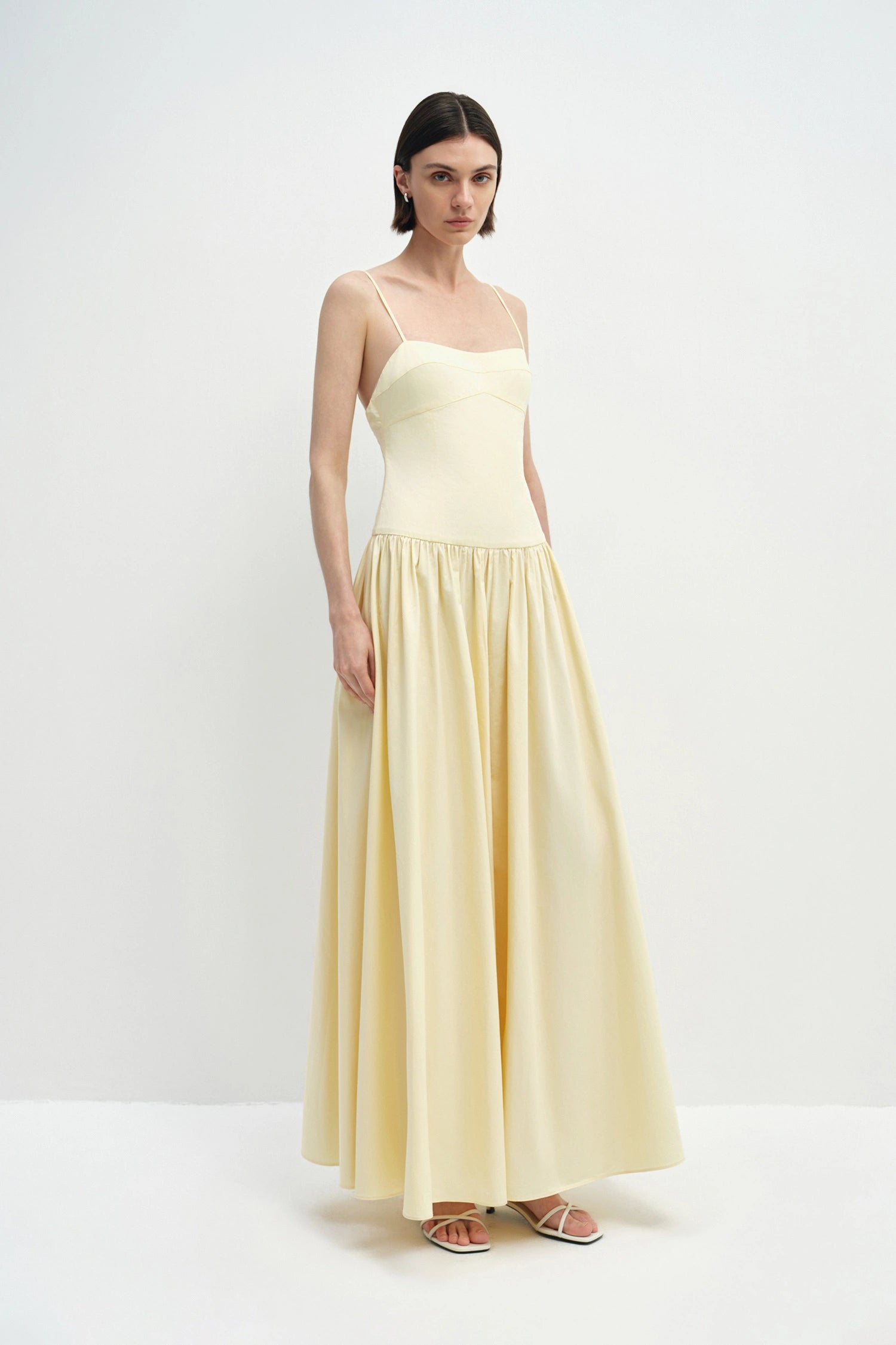 Ysé Strap Dress Butter Yellow
