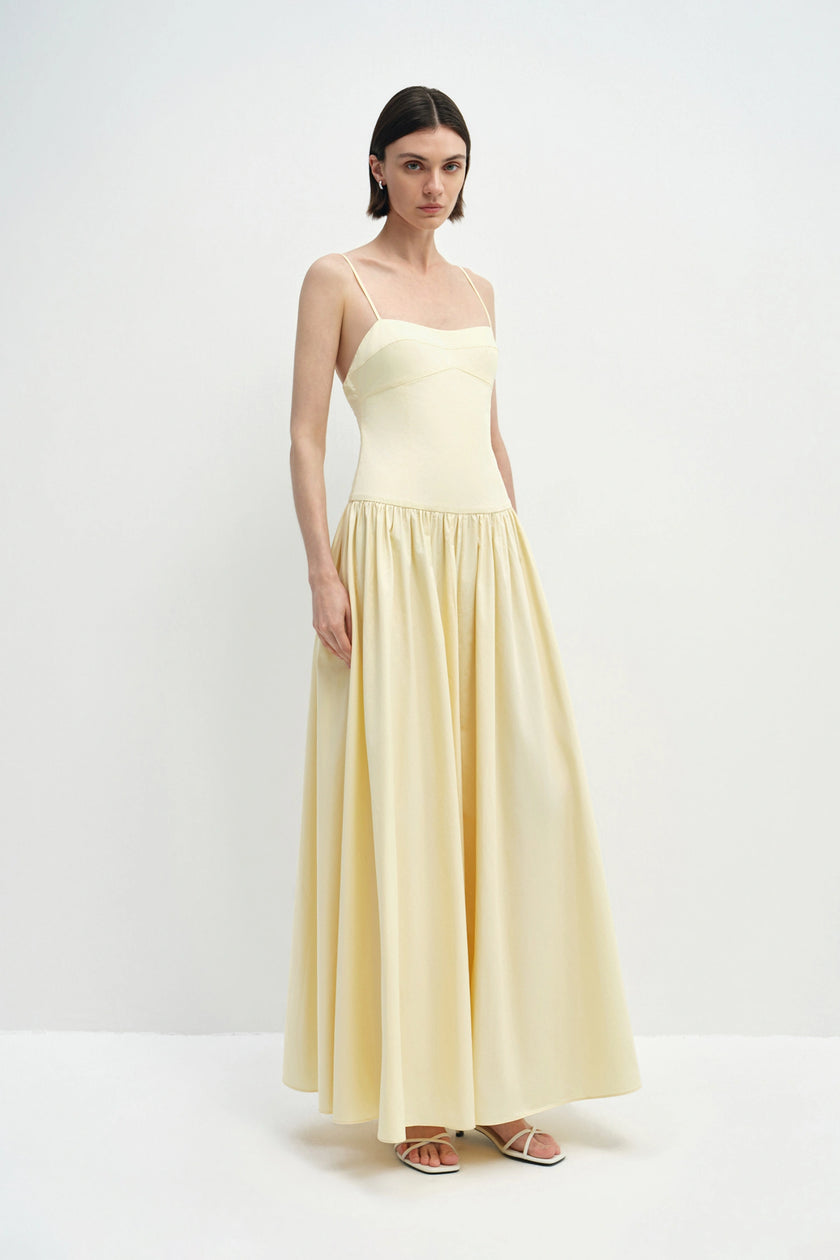 Ysé Strap Dress Butter Yellow