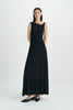 Isola Twist Strap Maxi Dress-Black