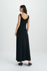 Isola Twist Strap Maxi Dress-Black