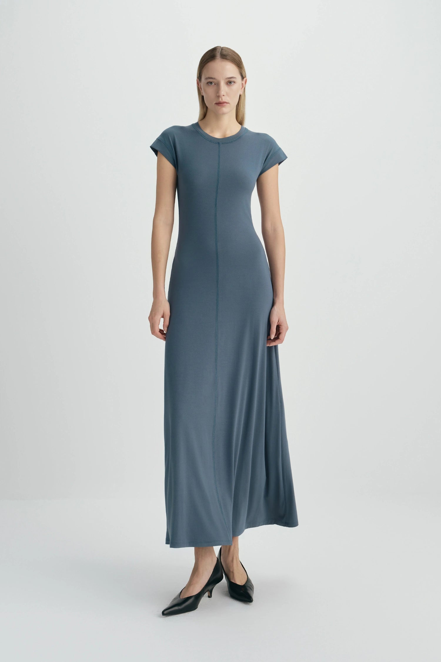 Edel Easy Crewneck Dress-Slate