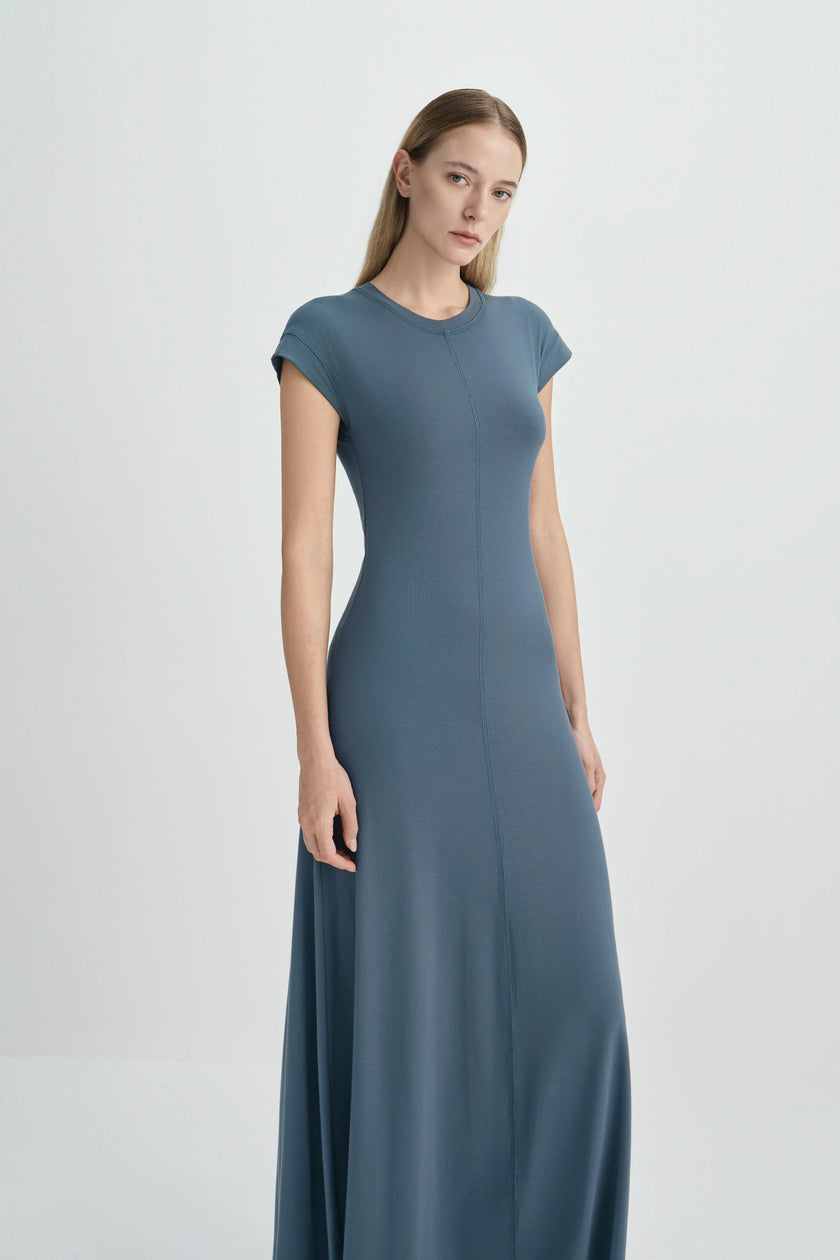 Edel Easy Crewneck Dress-Slate