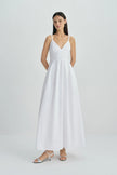 Paloma Balloon Shaped Cami Dress-Cloud