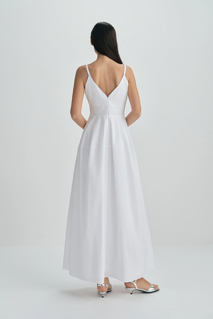Paloma Balloon Shaped Cami Dress-Cloud