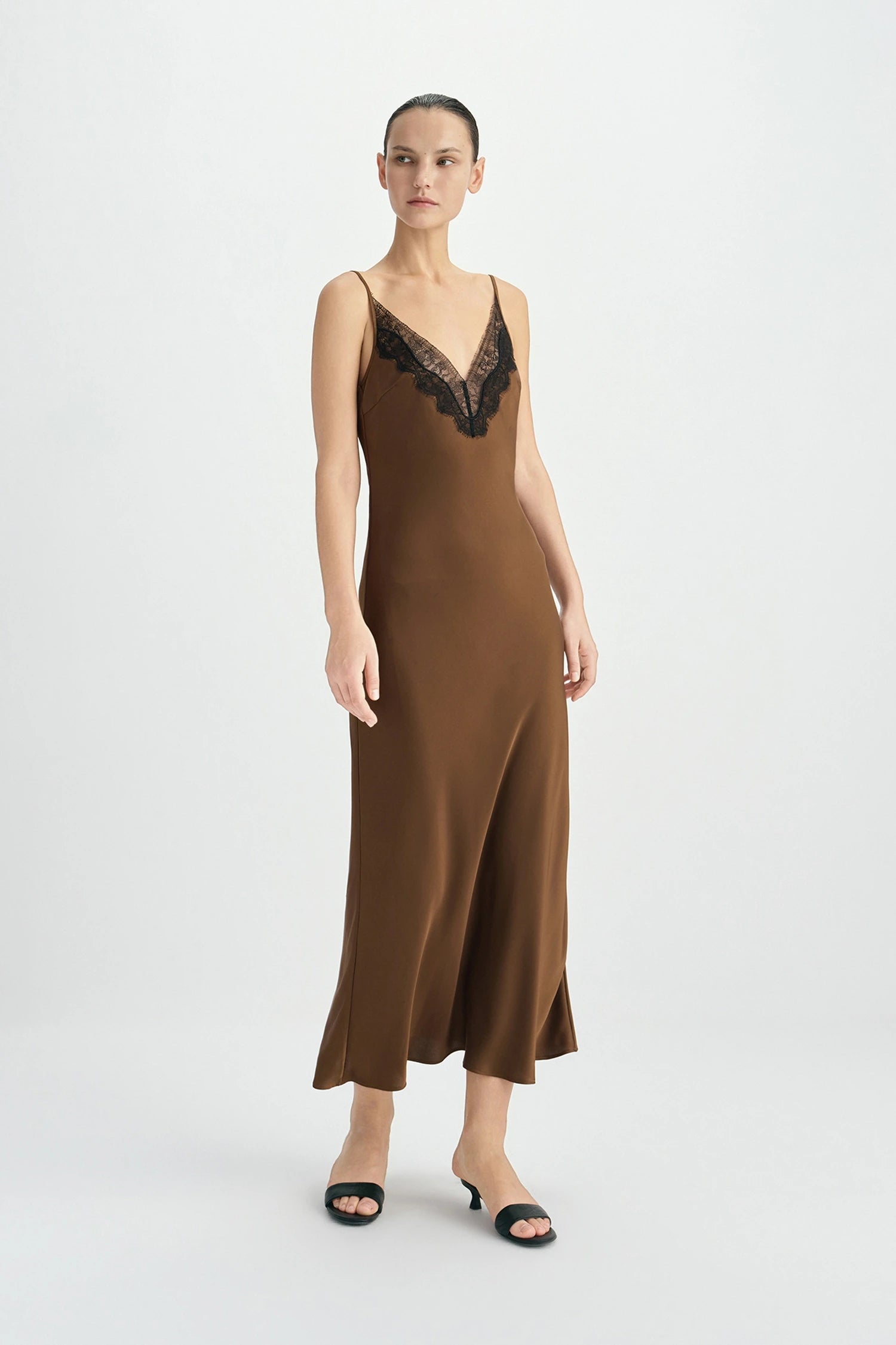 Céleste Lace Insert Cami Dress