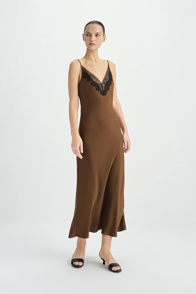 Céleste Lace Insert Cami Dress