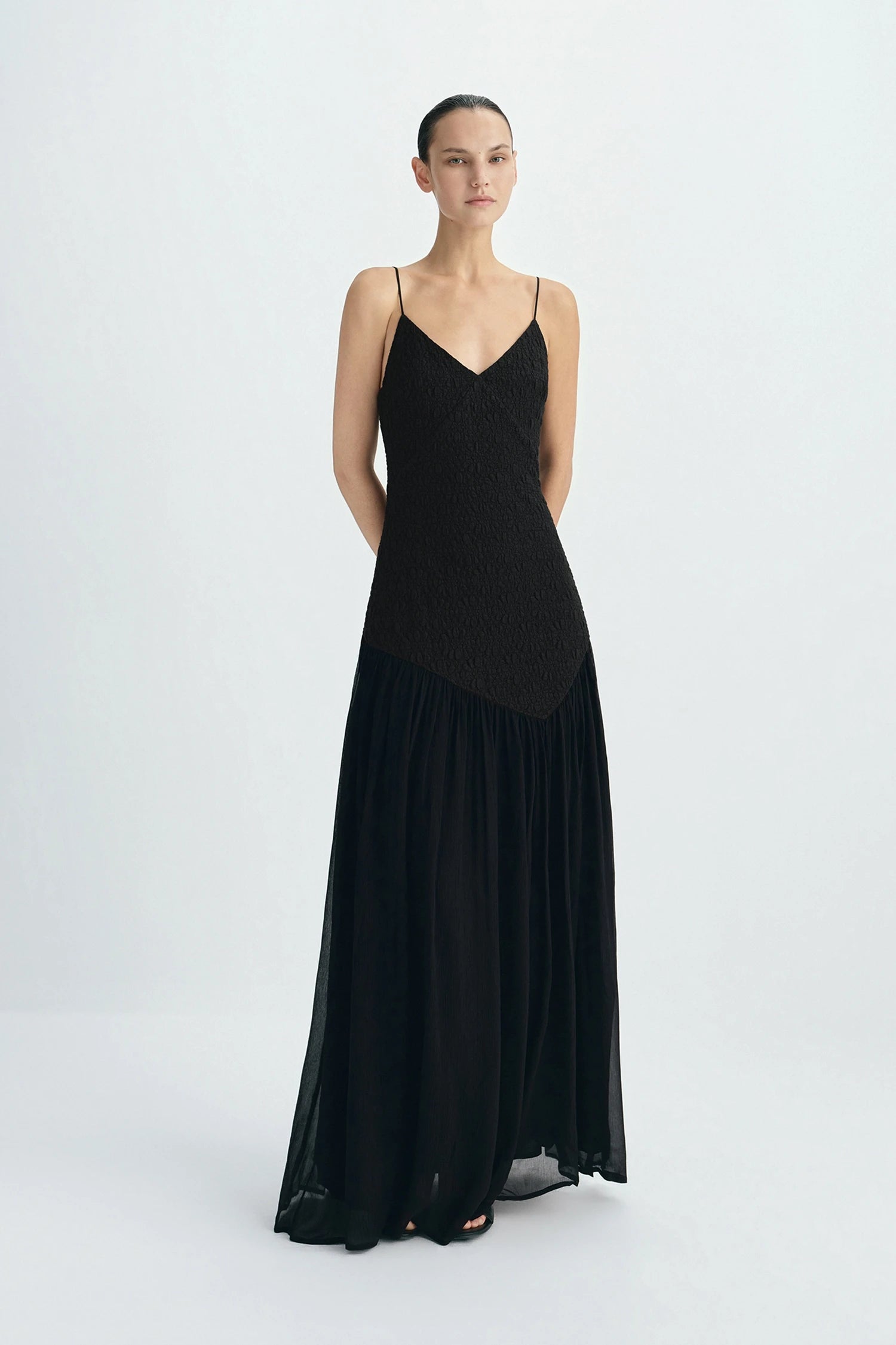 Calima Mix Media Dress