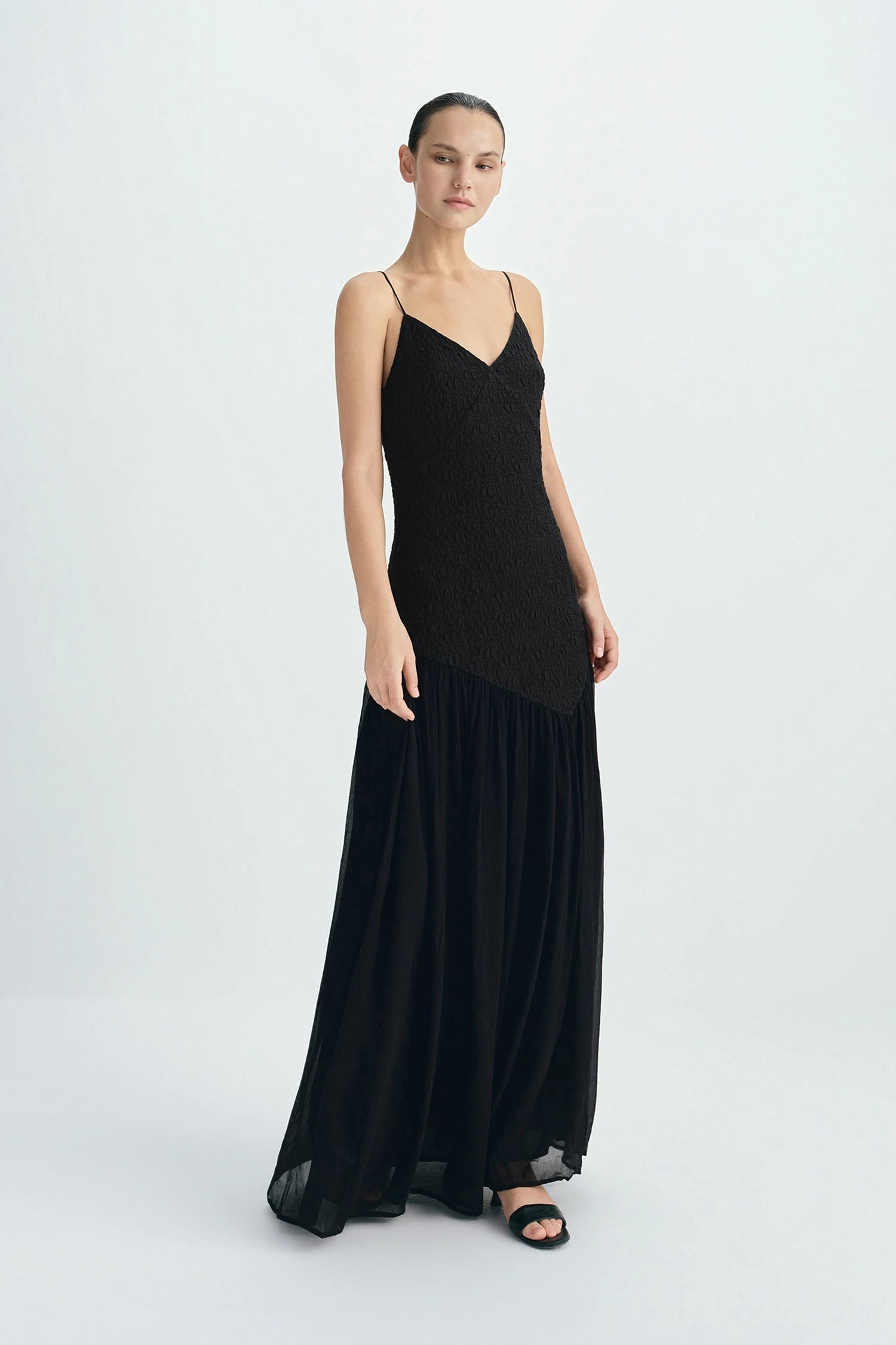 Calima Mix Media Dress