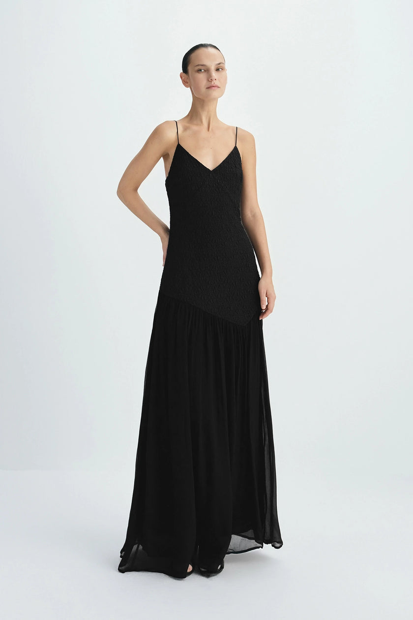 Calima Mix Media Dress