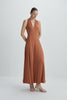 Ventura Draped V-Neck Maxi Dress