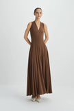 Ventura Draped V-Neck Maxi Dress