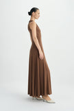 Ventura Draped V-Neck Maxi Dress