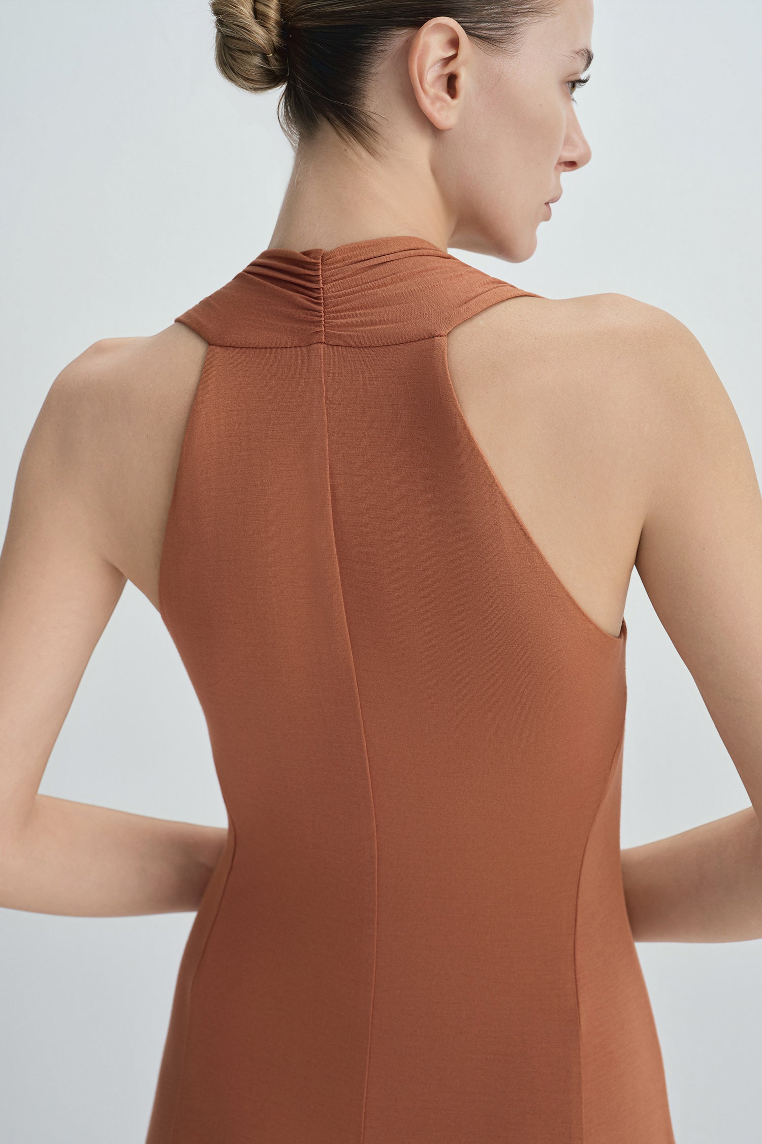 Ventura Draped V-Neck Maxi Dress