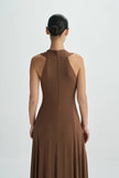 Ventura Draped V-Neck Maxi Dress