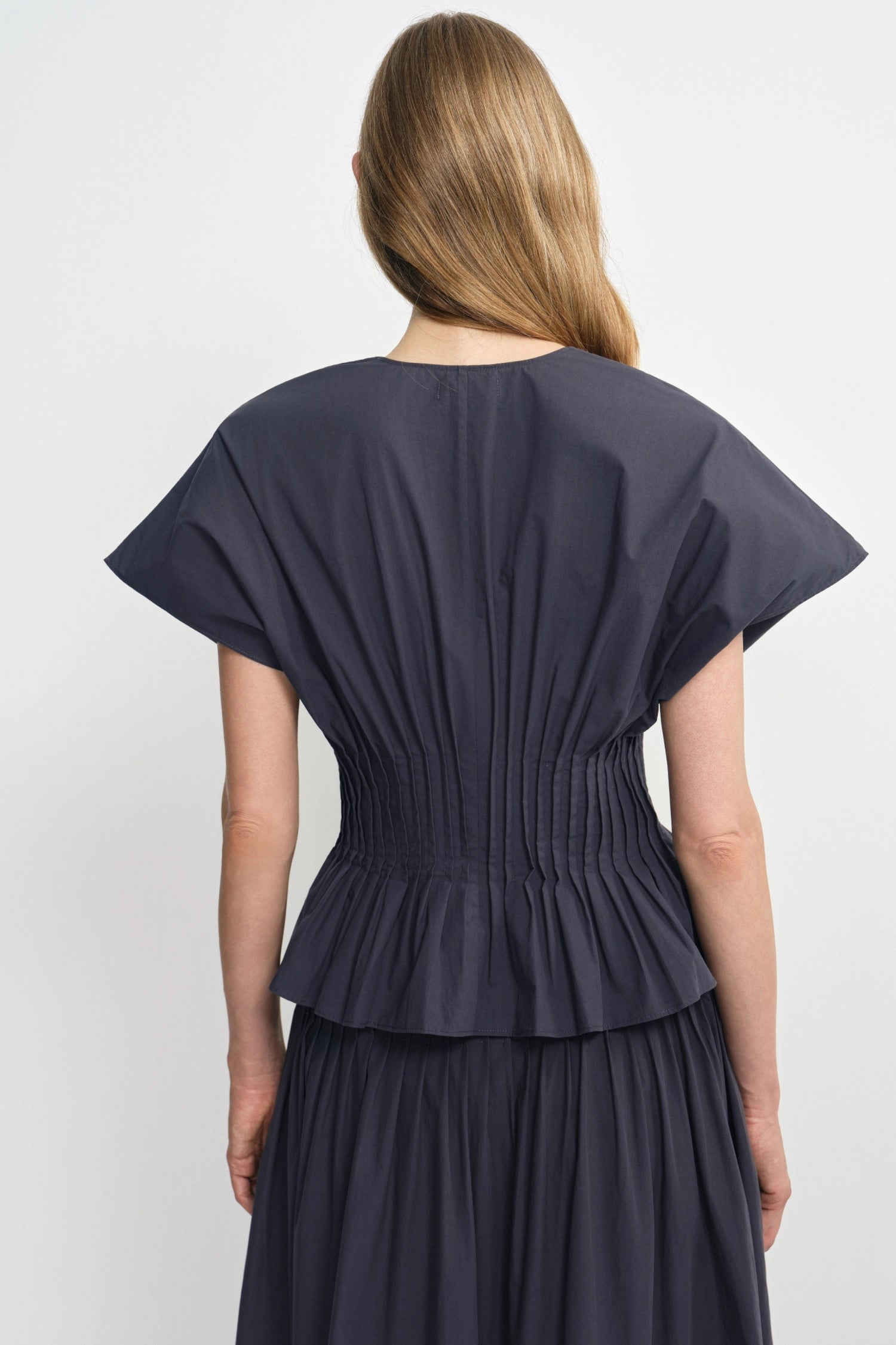 Piquenique Pintuck V-Neck Shirt