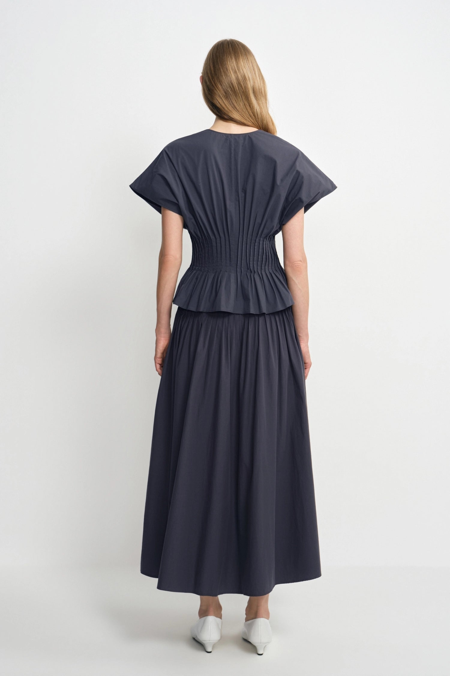 Piquenique Pintuck V-Neck Shirt