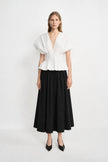 Piquenique Pintuck V-Neck Shirt