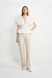 Piquenique Pintuck V-Neck Shirt