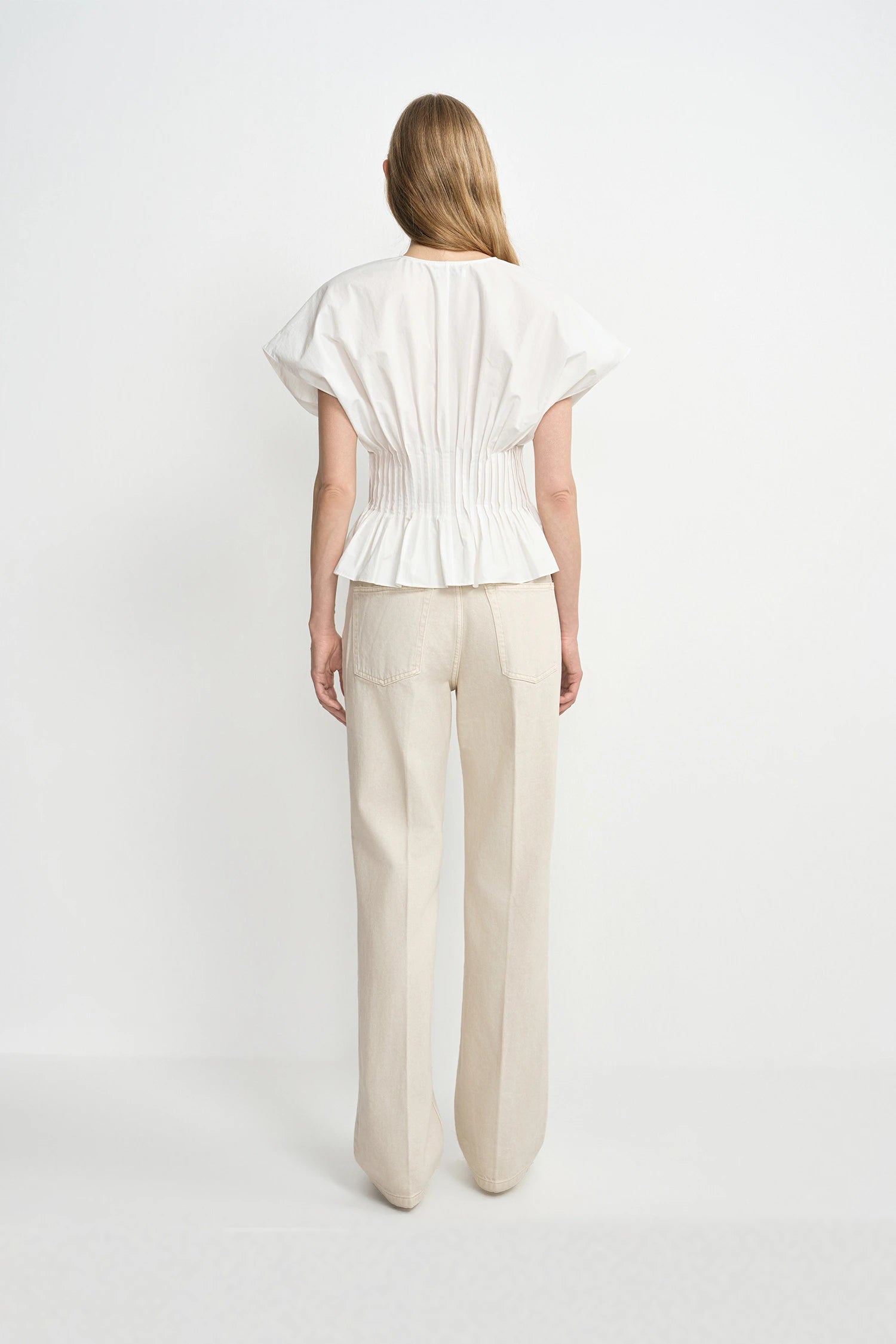 Piquenique Pintuck V-Neck Shirt