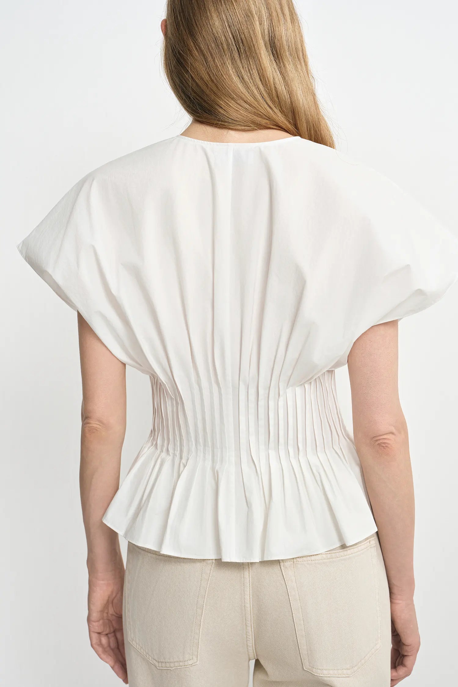 Piquenique Pintuck V-Neck Shirt