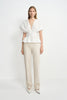 Piquenique Pintuck V-Neck Shirt