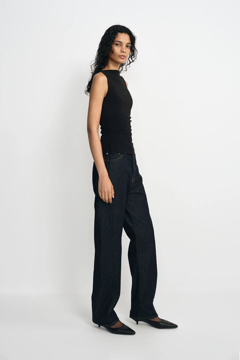 Aurelia Boatneck Drawstring Top