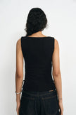 Aurelia Boatneck Drawstring Top