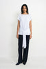 Ciela Draped Tie-Waist Knit Top