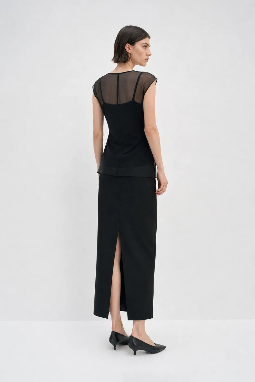 Navia Organza Wrap Cami Top