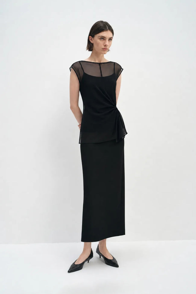 Navia Organza Wrap Cami Top