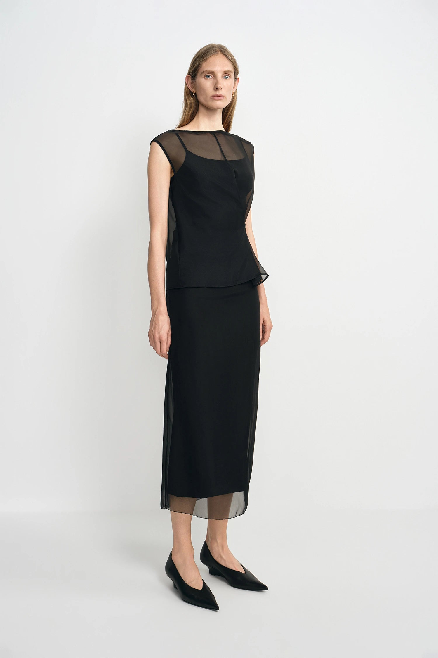 Navia Organza Wrap Cami Top