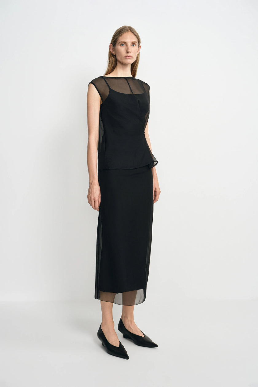 Navia Organza Wrap Cami Top