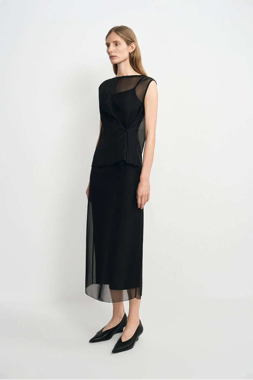 Navia Organza Wrap Cami Top