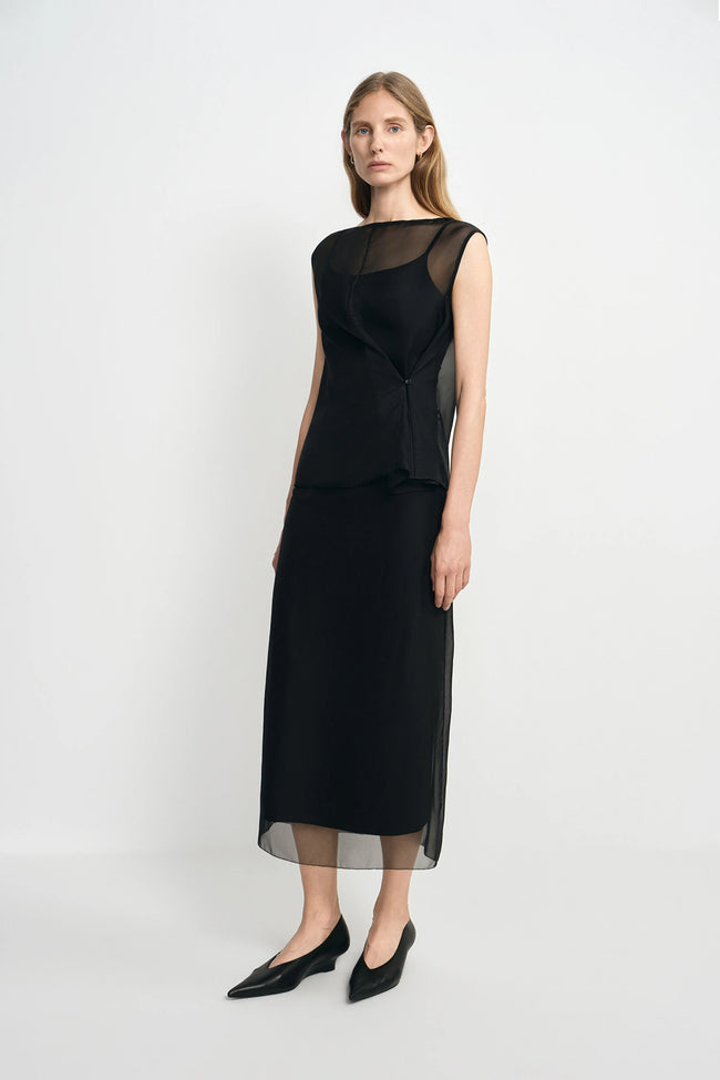 Navia Organza Wrap Cami Top
