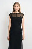 Navia Organza Wrap Cami Top