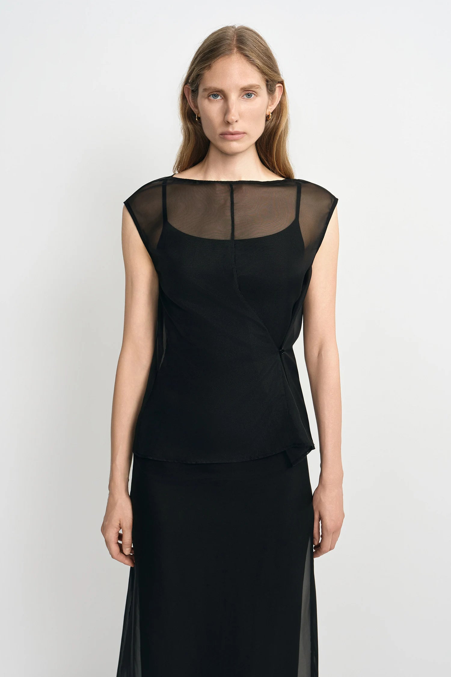 Navia Organza Wrap Cami Top