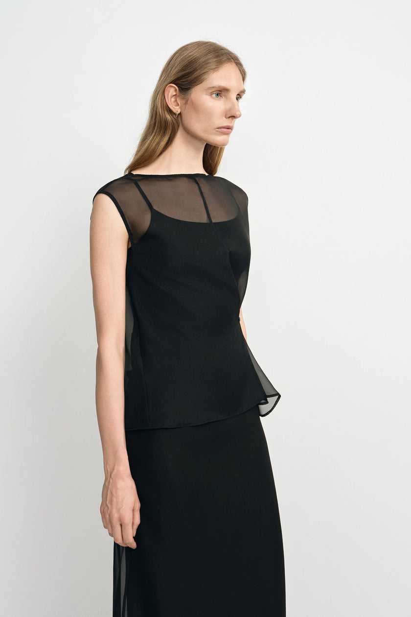 Navia Organza Wrap Cami Top