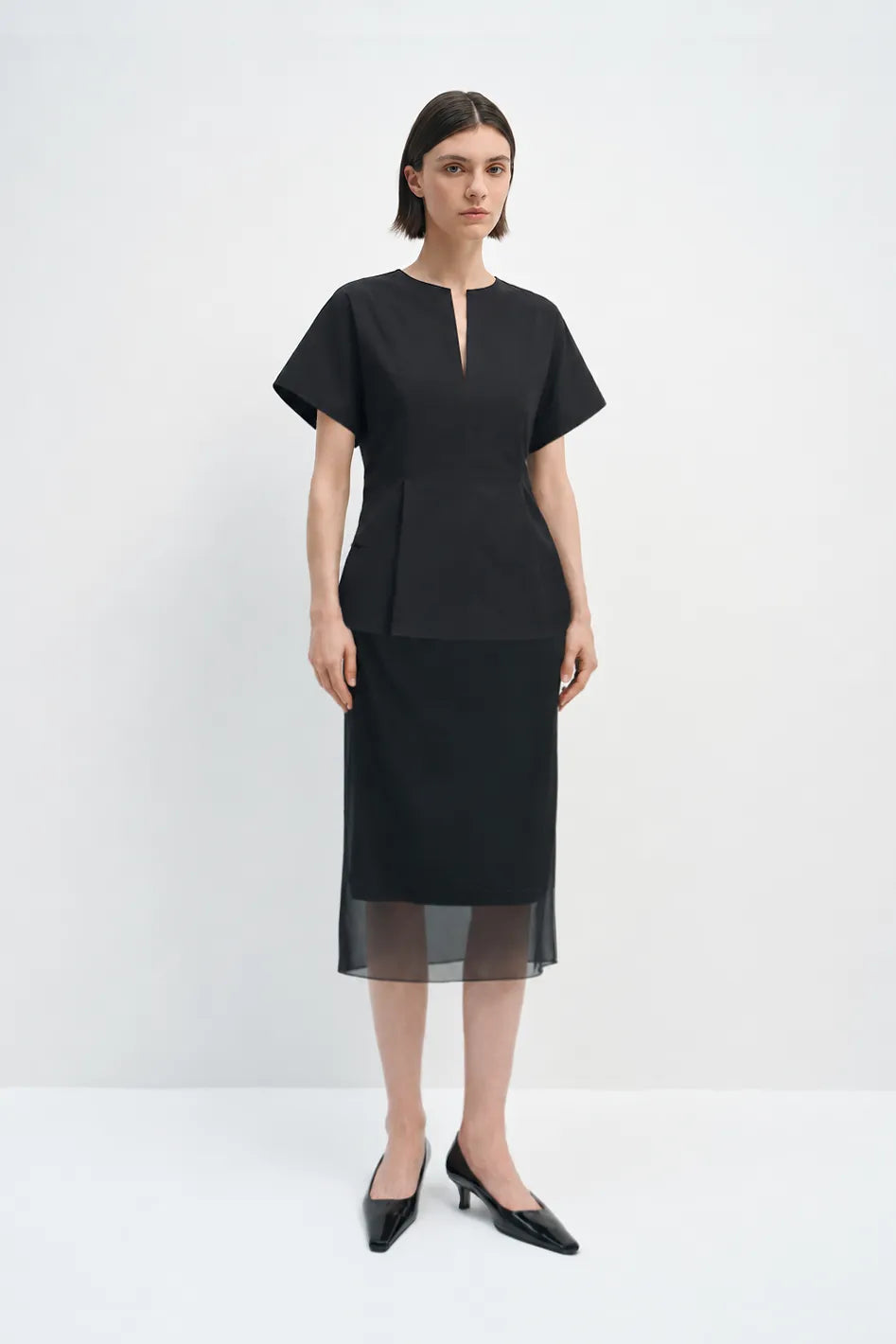 Rosine Fitted Waist Shirt
