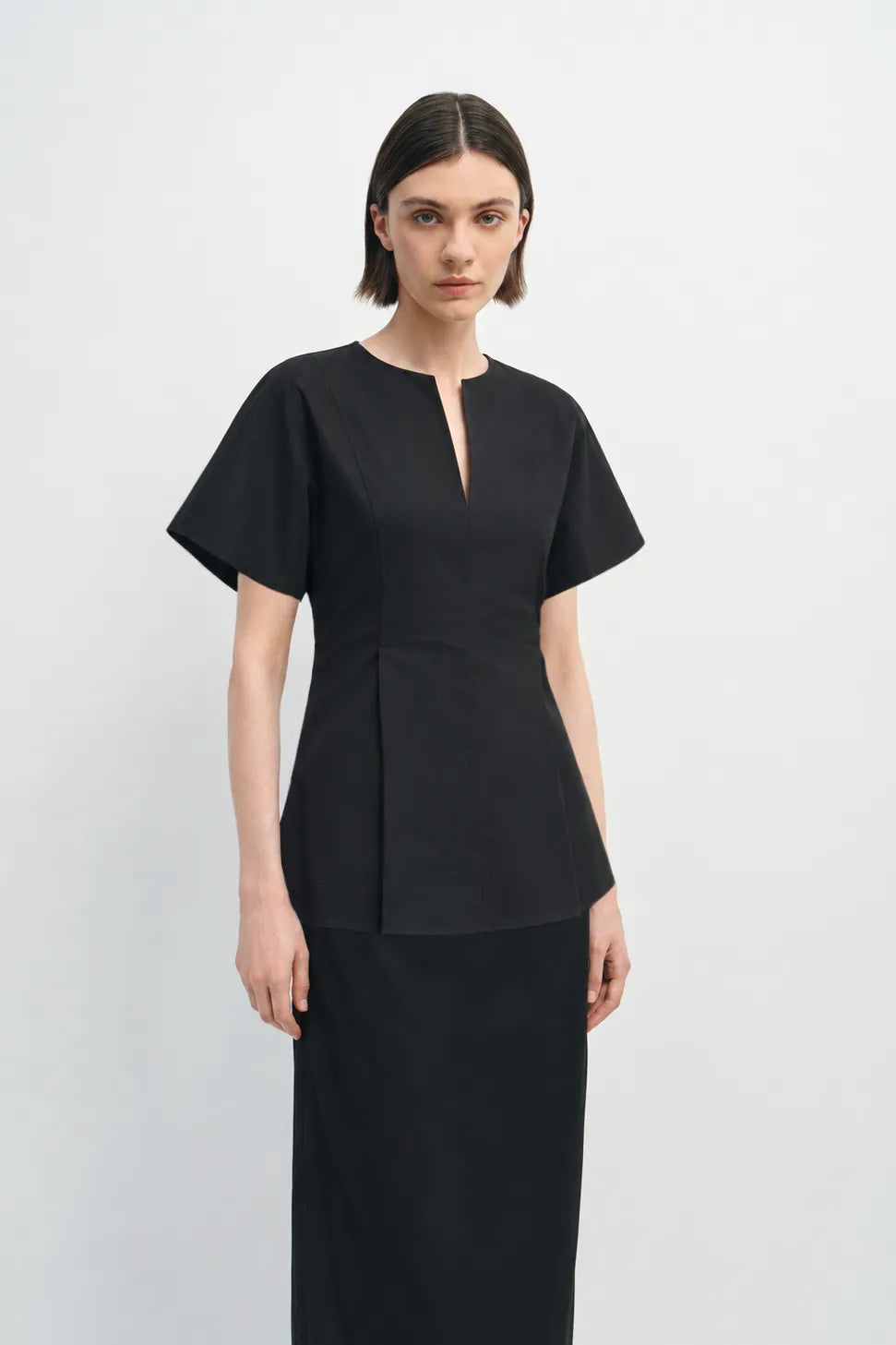 Rosine Fitted Waist Shirt