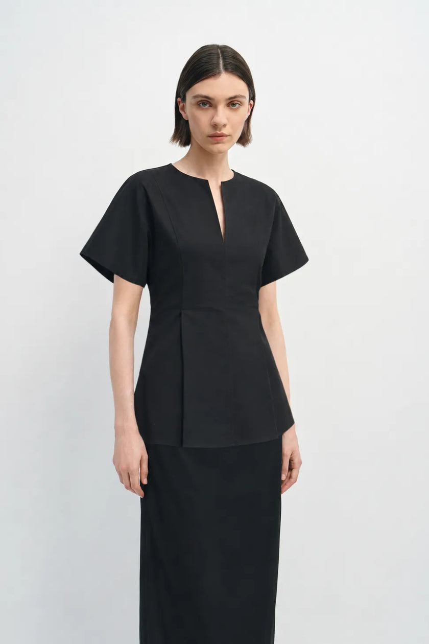 Rosine Fitted Waist Shirt